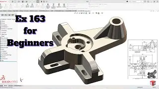Tutorial SolidWorks! Esercizio 163 per principianti
