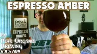 𝗘𝘀𝗽𝗿𝗲𝘀𝘀𝗼☕ 𝗔𝗺𝗯𝗲𝗿 by 𝐏𝐞𝐚𝐤 𝐎𝐫𝐠𝐚𝐧𝐢𝐜 𝐁𝐫𝐞𝐰𝐢𝐧𝐠 (not all coffee beers are stouts!)