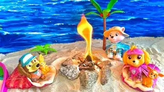 Paw Patrol Beach Camping Adventure! 🏖 ⛺️🔥  🏝 🏕