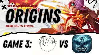 MLBB ORIGINS | RVP PH vs SAVAGE REBORN | GAME 3