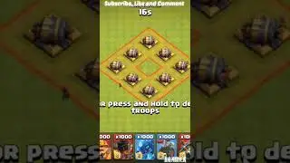 10 Max Super Wizard attack on Max Double Cannon #shorts #shortsfeed #clashofclans #coc