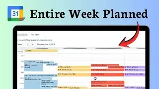 How to make a week long event on Google Calendar