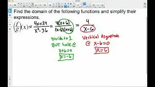 Rational Function Domain