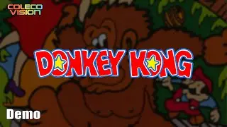 Let's Play Donkey Kong | Demo | ColecoVision - NR