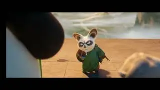 Po chooses zhen as a new dragon warrior scene | 4 k quality | Kung fu panda 4 ((2024))