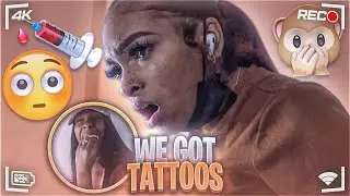 ME & MY SISTER GOT TATTOOS | I CRIED 🤭😂