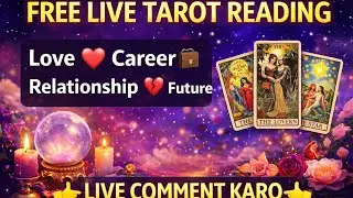 &ldquo;🔮 Free Tarot Reading LIVE &ndash; Love, Career & Life Guidance ✨&rdquo;