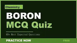Boron Periodic Table Quiz 🔬 | 99+ MCQs on Boron | Chemistry Practice Test #chemistry #periodictable
