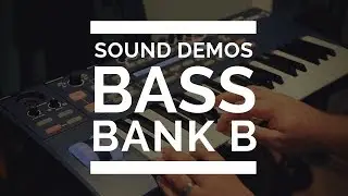 Novation Ultranova - Bass Sounds - Bank B - EVERY SOUND!