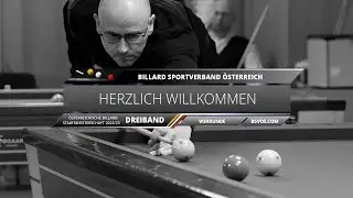 &Ouml;STM Dreiband Herren 2022/2023 - Gruppe D - Manfred M&uuml;ller gg. Heimo Habermann
