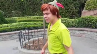 Me  and  Peter  Pan  playing  game he  made up