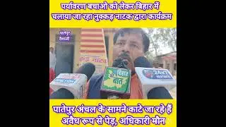 Patepur Block के सामने काटा गया हरा भरा पेड़, पर्यावरण के प्रति जागरूक नहीं अधिकारी Latest News