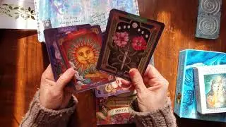 Unintentional ASMR - Tarot Journal & Oracle Decks - Soft spoken, page flipping, tapping, unboxing