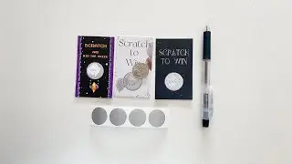 Mr-Label-100 PCS Scratch Off Stickers Cards