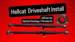Dodge Challenger Hellcat Driveshaft In A 5.7L (Manual) JXB Carrier Vibration Fix! 