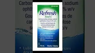 Refresh Tears eye drop it's used for Eye Refreshing and redness watery eye's probelm relief..