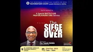 Battle Axe Anointing Service | Pastor Tunde Dania