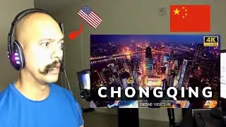 Реакция мегаполиса Чунцин, ЧУНЦИН, КИТАЙ. Видео с дрона, невероятная инфраструктура Чунцина в 4K.