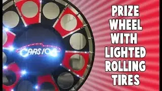 Prize Wheel w/ LED rolling tires