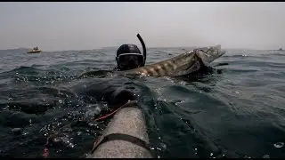 BIG BARRACUDA!!! Spearfishing Goa. Лучшая рыбалка сезона. Подводная охота в Индийском океане.