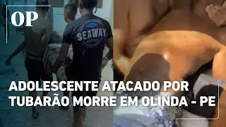 Adolescente mordido por tubarão morre em Olinda; médico aponta lesão extensa em área arterial
