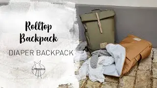 Diaper Backpack | Rolltop | L&Auml;SSIG
