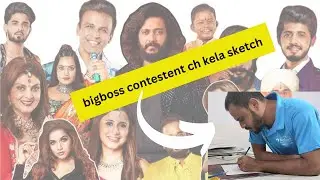 BigBoss fame Ankita walawalkar @KokanHeartedGirl ch karuya sketch |vlog 29 0f 100 #bigbossmarathi