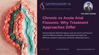 Chronic vs Acute Anal Fissures: Why Treatment Approaches | Dr. Abhay Chopada | Gastrosurgery UK