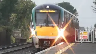 Irish Rail 22000 Class and Mark 4 Intercity Trains - Monasterevin Station, Kildare