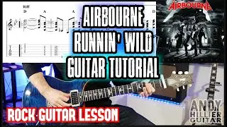 How to play Airbourne - Runnin' Wild Guitar Tutorial Lesson