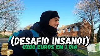 TENTEI GANHAR €200 EUROS EM 1 DIA NO DELIVERY NA IRLANDA… (DESAFIO INSANO!)