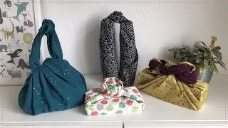 Furoshiki - Verpacken mit Stoff. Die Geschenktasche.