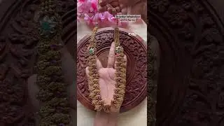antique gold finish haram ₹780+$ Return & Replacement available!!!