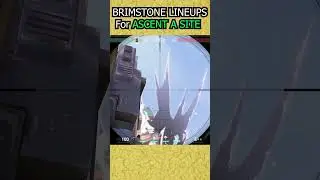 Best Brimstone Lineups for Ascent A Site  | Easy & Quick Lineups | TheSomnathOP