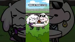 When Friend Is Sick 🤣🤧😭 Rocky Rakoon Animation Meme #shorts #tiktok #viral #trending #funny #fyp