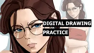 Digital Speedpaint Clip Studio Paint EX | How I practice from reference | Digital Art Practice