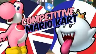 Competitive Mario Kart 8 Deluxe - 2v2 SQ w Django, Yoshi & King Boo, England & France unite!