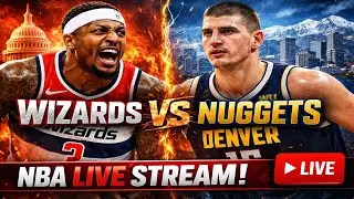 Washington Wizards vs Denver Nuggets LIVE 🔴 | NBA Live Stream | Jokic Dominates Tonight?