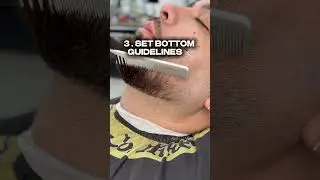 THE ULTIMATE BEARD SHAPING GUIDE 👀🔥 #beard #beardtutorial #losangelesbarber #barbershop #barber