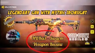 Mythic Iron Sight on a Legendary Gun 😱 HBRa3-Swarm| CODM Overall review #codm #captainhop