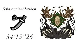 MHW: Ancient Leshen Solo Longsword - 34'15