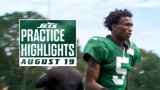 Jets Training Camp Highlights | Garrett Wilson, Justin Fields, Sauce Gardner | 8/19/25