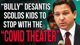 Ron Desantis Whines At Kids To Take Off Masks
