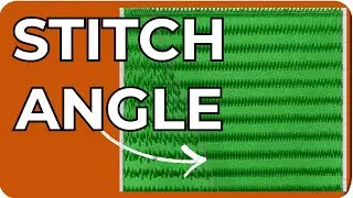 Stitch Angle Explained Simply | Wilcom Beginner Tutorial #16