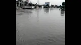 Water rise in Imphal river