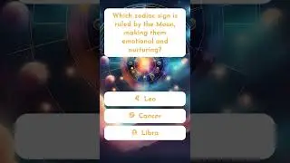 Zodiac Quiz #4: Unlock Your Celestial Knowledge! #shorts #zodiac #quiz