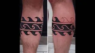 15 band tattoo for legs