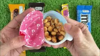 ASMR Most Popular Candys | some lots of colorful rainbow lollipop candy | unpacking chocolate eat