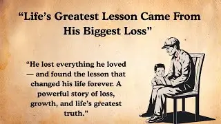“Life’s Greatest Lesson Came From His Biggest Loss” || English Story || Motivational Story || Love