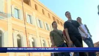 La rentée 2014/2015 au Lycée Albert 1er de Monaco